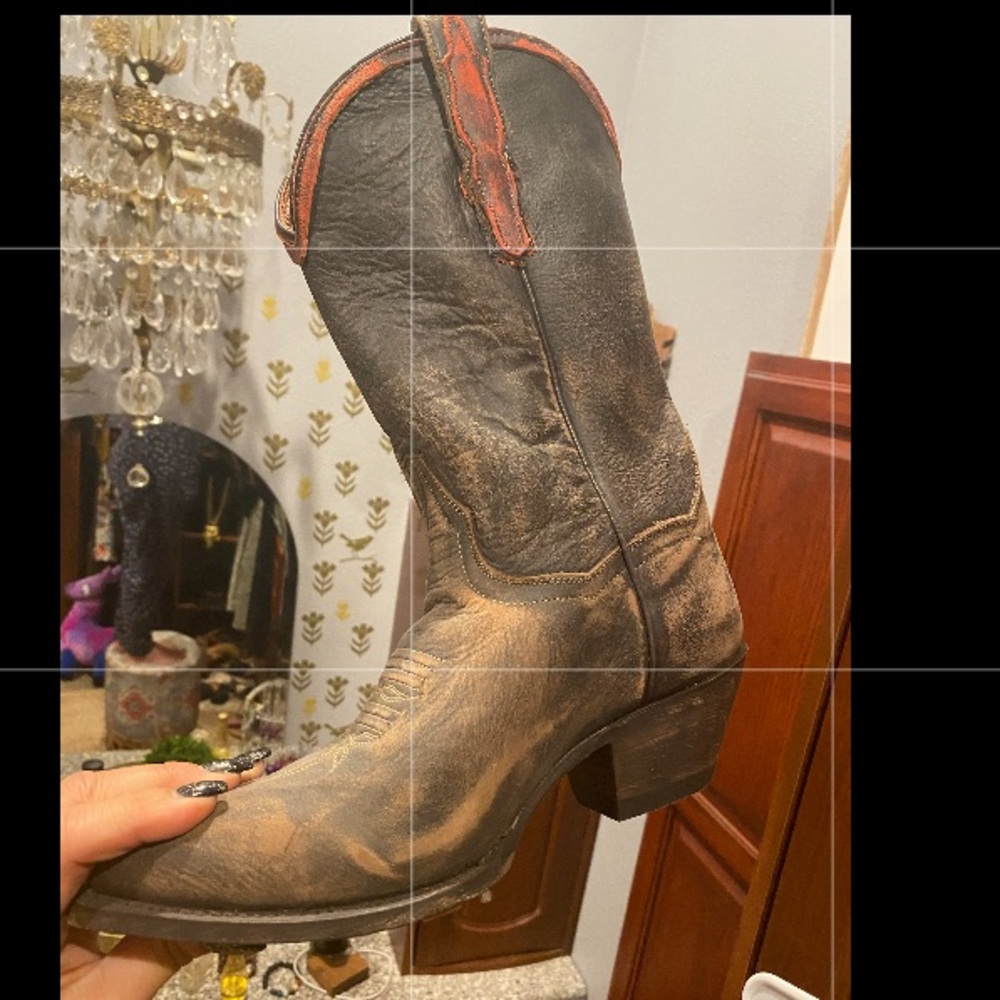 Dan post boots like new size 8